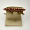 Elegant Red Stone Kara Bangle for Sale | Luxury Gold Plated Jewelry by Rang e Zevar I-8 Markaz Islamabad
