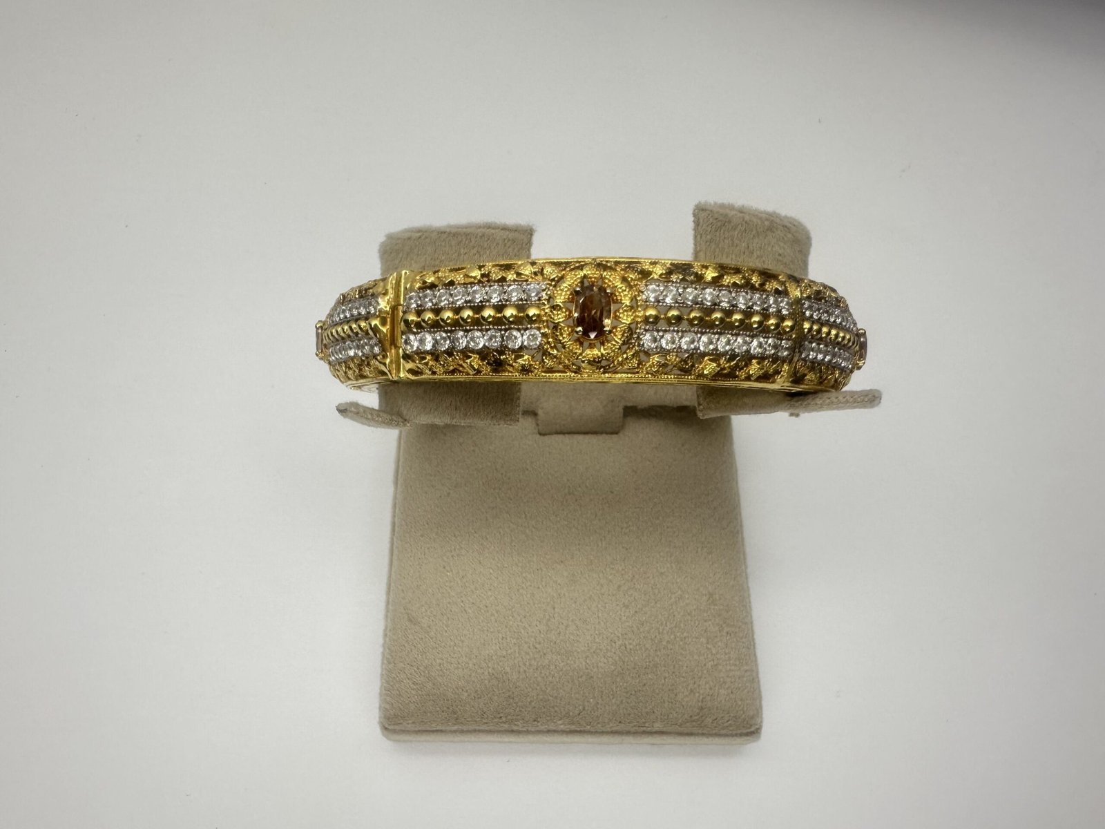 Gold Plated Silver 925 Kara Bangle | Luxury Jewelry Collection by Rang e Zevar Islamabad