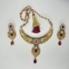 Gold Plated Red Stone Silver Jewelry Sets for Sale | Rang e Zevar Islamabad