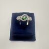 Silver Ring with Green Stone | Luxury Jewelry by Rang e Zevar Islamabad