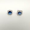 Blue Sapphire Silver Earrings for Sale | Rang e Zevar Jewellery.