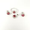 Get Now!! Red Stone Orignal 100% 925 Pendent Set
