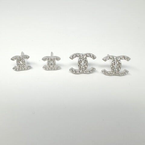 C Shaped Silver 925 Ear Tops For Sale.
