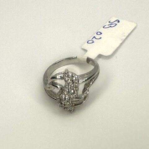 Timeless Silver Zircon Rings – Diamond Shine Crafted by Rang e Zevar