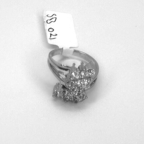 Royal Diamond Glow Zircon Rings in Sterling Silver | Rang e Zevar Design