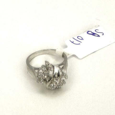 Beauty – Diamond Shine Zircon Rings Crafted in Silver by Rang e Zevar