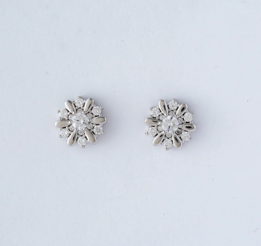 Silver Tops/Ear Rings