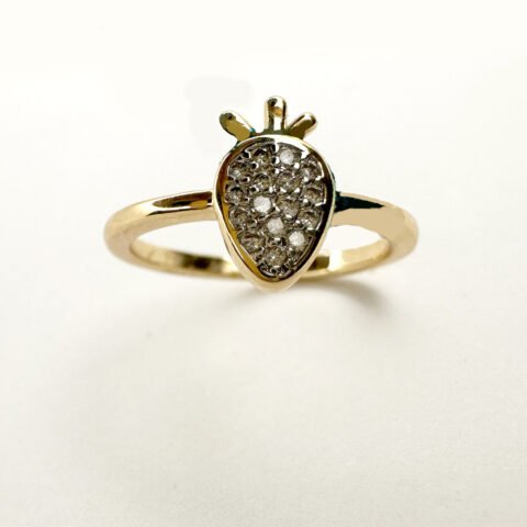 Rang e zevar gold plated ring
