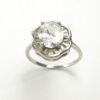 white zircon stone ring for sale