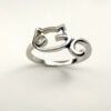 Cat Style siver ring at i8 markaz ISB