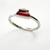 Simple silver ring