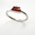 Simple silver ring